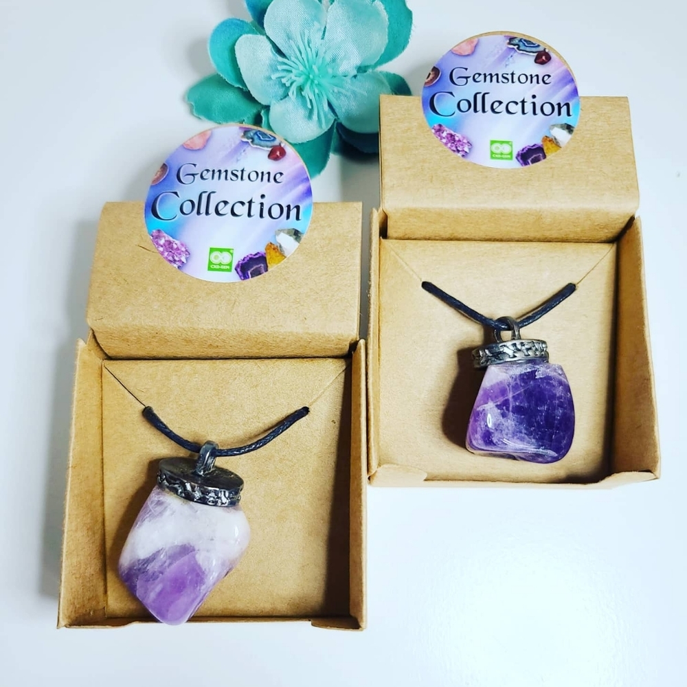 Amethyst Pendant in a gift box 🎁